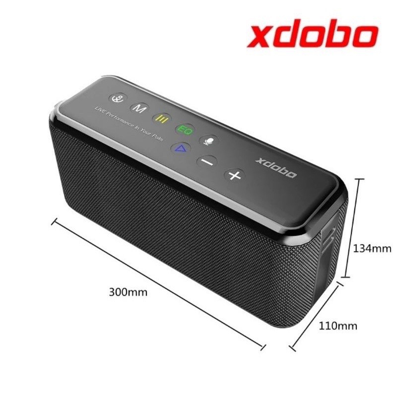 Loa Bluetooth 5.0 Xdobo X8 Max 100W Âm Thanh Nổi Siêu Trầm Chống Nước IPX5, Tích Hợp Viên Pin 20000mAh