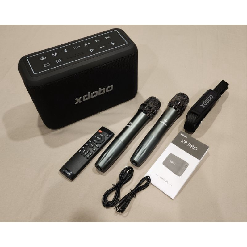 Loa Bluetooth 5.2 Xdobo X8 Pro Công Suất 120W Kèm 2 Mic Hát Karaoke Tích Hợp Viên Pin 20000mAh, Chống Nước IPX5
