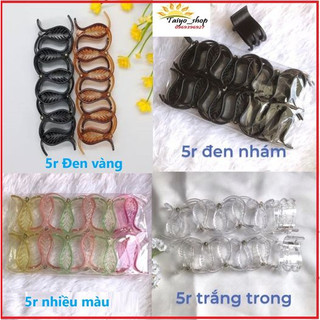 SET 12 Kẹp Tóc Càng Cua 5 Răng [COMBO 12 CHIẾC]