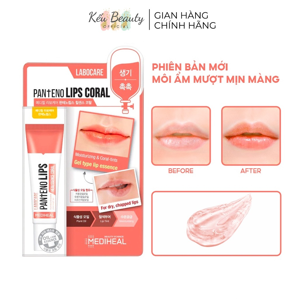 Son Dưỡng Môi Mediheal Labocare Pantenolips Coral 10ml