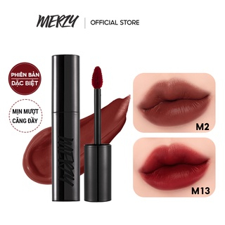 Son Kem Siêu Lì, Mịn Môi Merzy Noir In The Mellow Tint Merzy With Me vỏ đen