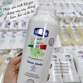 Phấn rôm tinh bột gạo Chicco 0M+ 150g