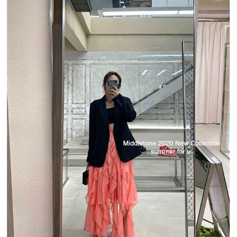 Áo blazer nữ hàng Quảng Châu 1 cúc hai màu nâu đen chất đẹp | BigBuy360 - bigbuy360.vn