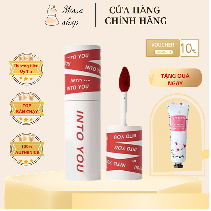 Son nội địa trung💋son kem lì into you son lì không trôi chính hãng son nội địa trung lâu trôi mềm mịn như nhung💋