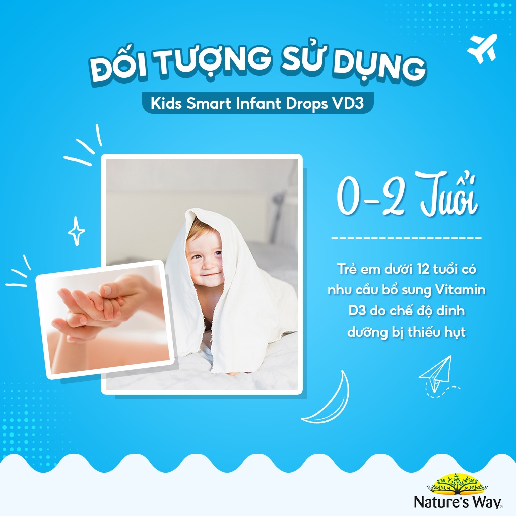 Nature's Way Kids Smart Infant Drops VD3 10ml