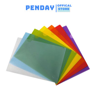 Bìa mika màu A4 nhựa trong sần mờ - PENDAY STORE