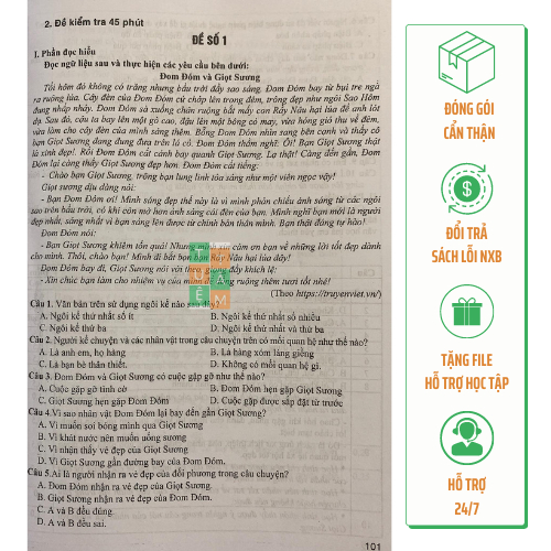 Sách - Đề kiểm tra Ngữ Văn 7