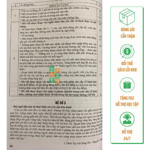 Sách - Đề kiểm tra Ngữ Văn 7