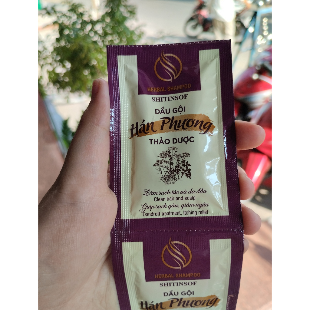 Set 10 gói Dầu Gội Thảo Dược Hán Phương