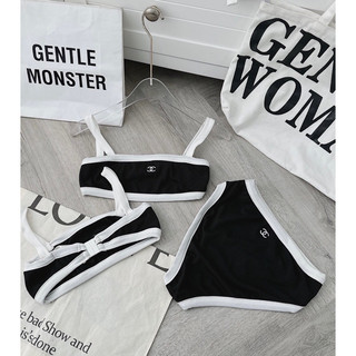 SÉT BIKINI ĐEN VIỀN TRẮNG