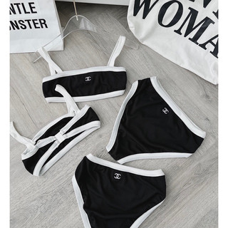 SÉT BIKINI ĐEN VIỀN TRẮNG