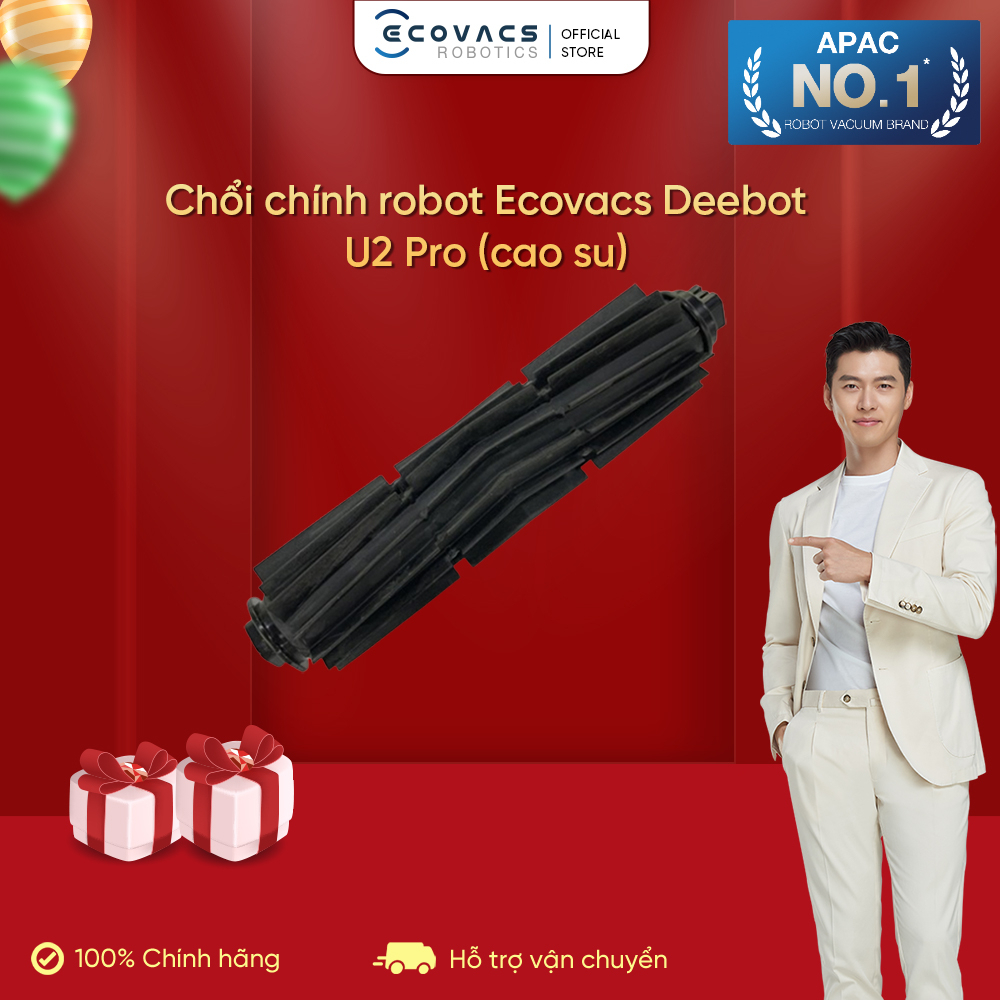 Chổi chính cao su robot Ecovacs Deebot U2 Pro - Hàng chính hãng