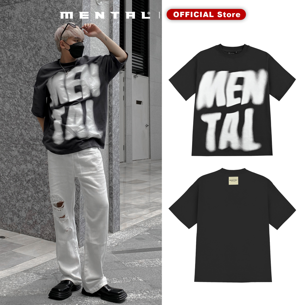 Áo Thun Nam Nữ Thời Trang MENTAL® Blur