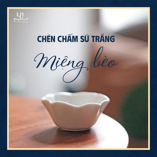 Chén Chấm Sứ Trắng Miệng Bèo | Yên Lam Gốm | Chén Bát | Gốm Sứ | Nội Thất | Gia Dụng