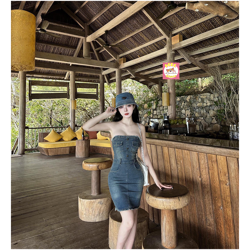 Mũ bucket Prada bò logo nổi bật hàng Quảng châu full  tag