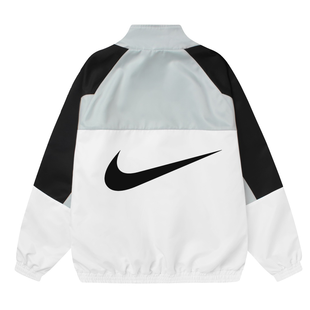 Áo khoác gió Nike chính hãng đôi nam nữ 2 lớp unisex chất liệu dù cao cấp unisex form rộng brand jacket