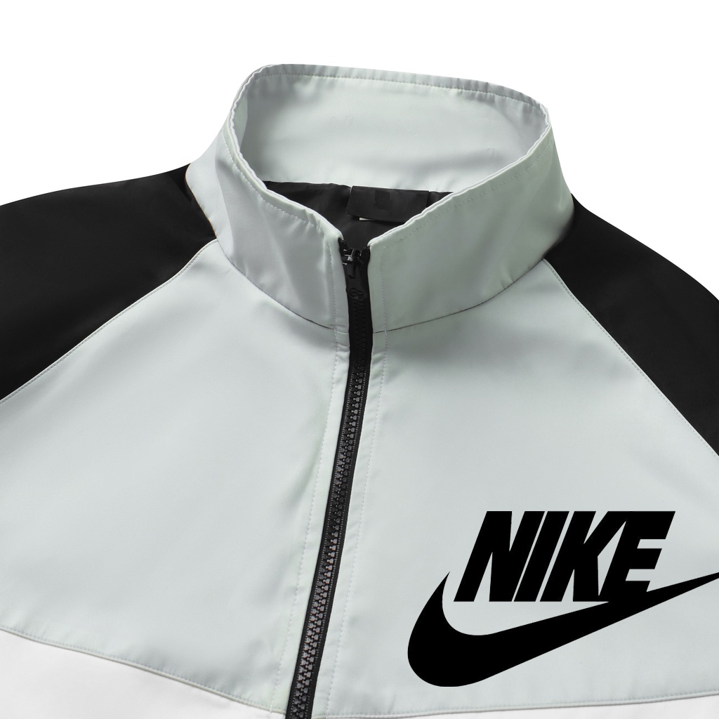 Áo khoác gió Nike chính hãng đôi nam nữ 2 lớp unisex chất liệu dù cao cấp unisex form rộng brand jacket
