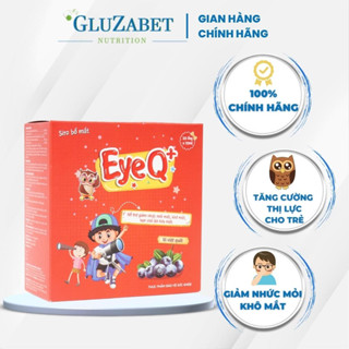 Siro Bổ Mắt Eye Q+ hộp 20 ống x10 ml - Bổ Sung Dinh Dưỡng Cho Mắt, Giảm Khô Mắt, Nhức Mắt, Cận Thị