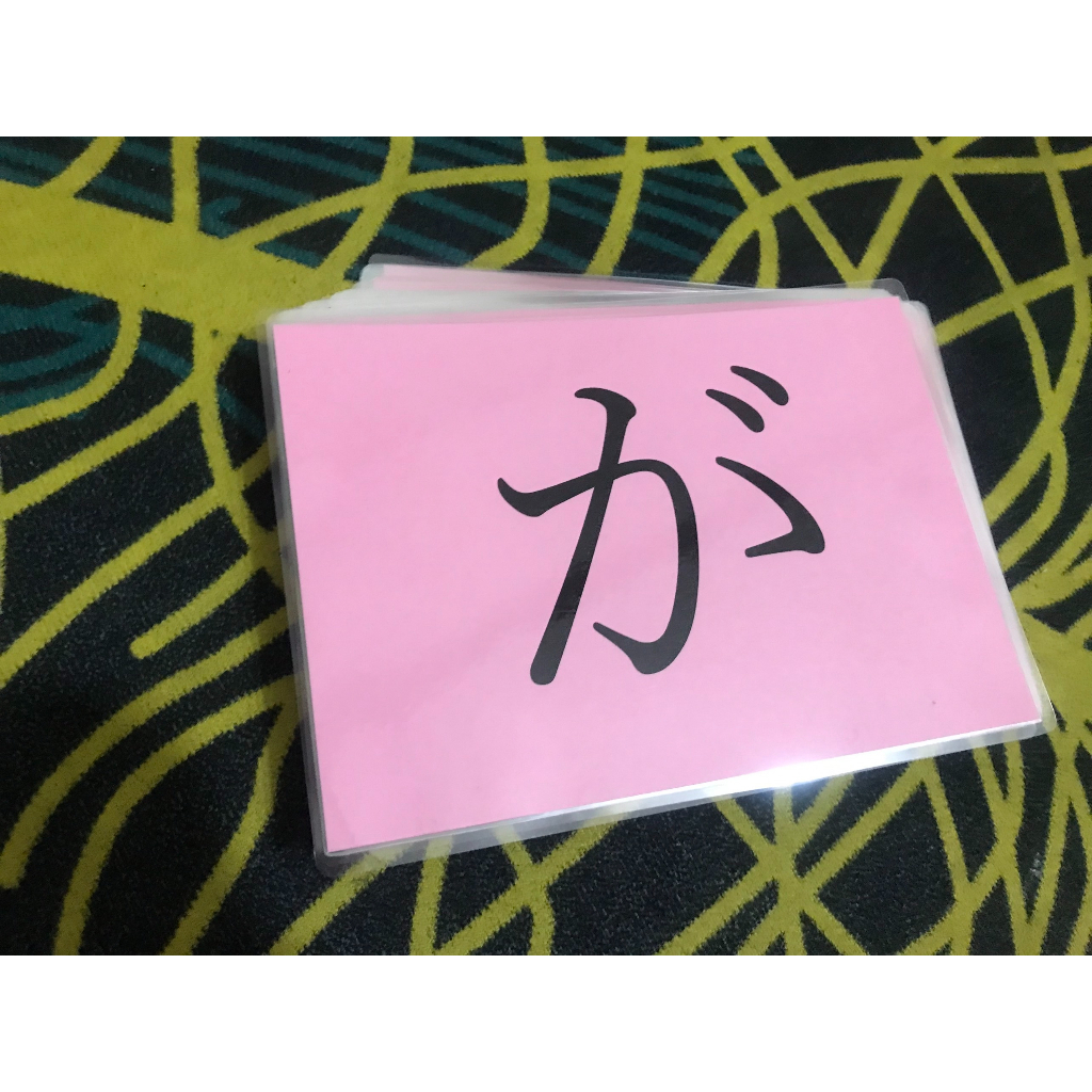 Flashcard chữ cái tiếng nhật cho giáo viên (Cỡ A5) - Thẻ học bảng chữ cái tiếng nhật