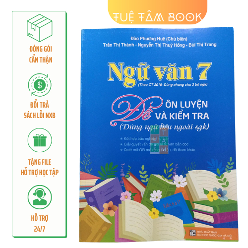 Sách - Đề ôn luyện và kiểm tra Ngữ Văn 7 (dùng ngữ liệu ngoài sách giáo khoa)