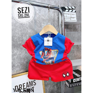 Bộ siêu nhân bé trai chất cotton tàu cực đẹp