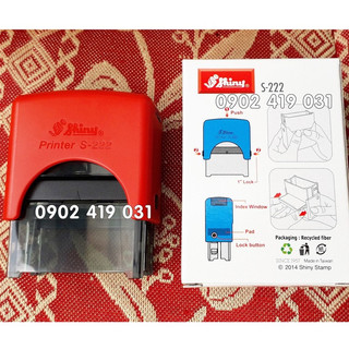 Con Dấu Đã Thanh Toán Có Ngày...Tháng...Năm... [ Shiny Printer S-222 ]