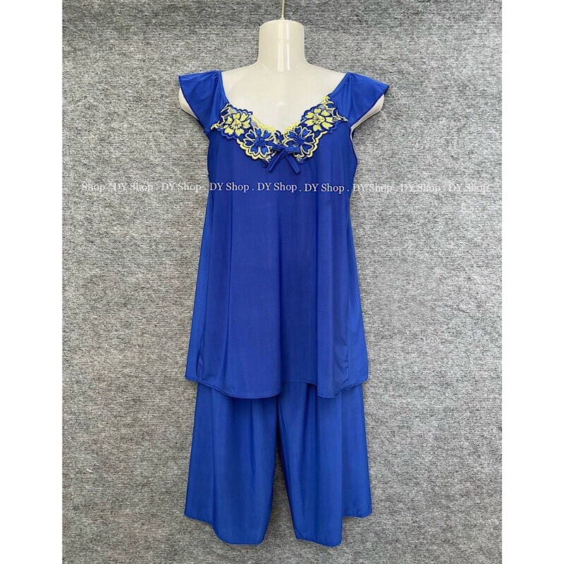 Đồ bộ nữ, bộ lửng thun lạnh tay cánh tiên