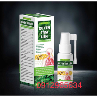 Xịt họng thảo mộc keo ong xanh Xuyên Tâm Liên Nano Antivir hỗ trợ hô hấp khoẻ mạnh phòng dịch bệnh virus