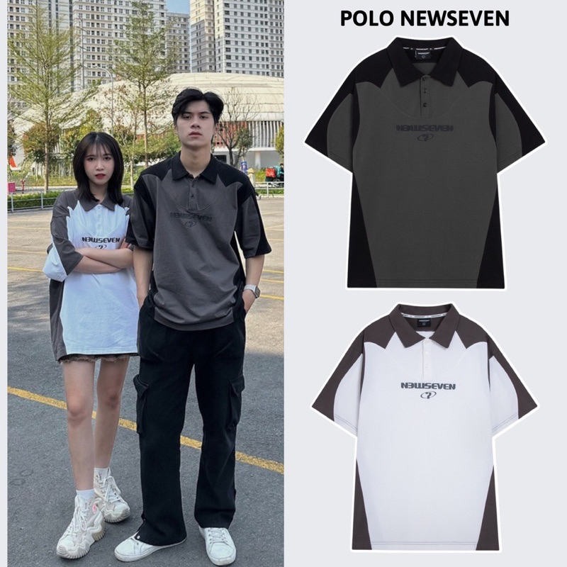 Áo Polo N7 NEWSEVEN Pitying Local brand Unisex nam nữ form rộng - áo polo oversize