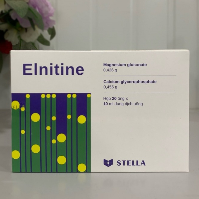 Elnitine hộp 20 ống - Giúp bổ sung calcium và magnesium hiệu quả