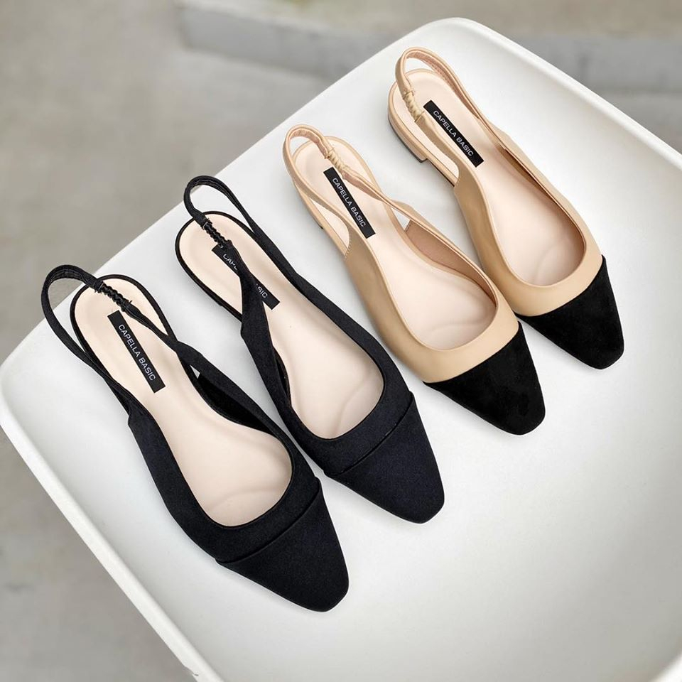 Giày Sandal Slingback CAPELLA Captone cao 2p VNXK