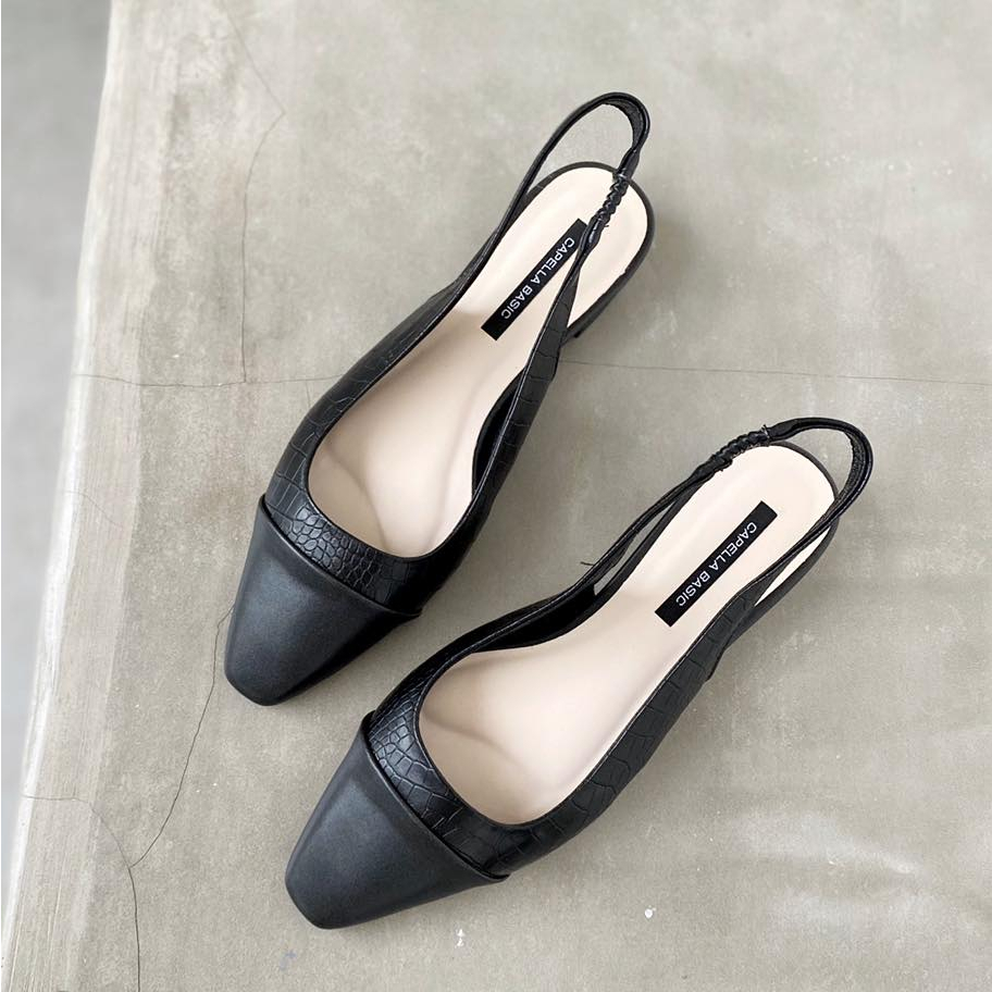 Giày Sandal Slingback CAPELLA Captone cao 2p VNXK