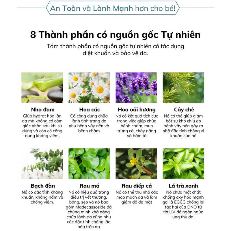 Combo 5 gói khăn giấy ướt rico baby nội địa Hàn cao cấp lành tính an toàn cho bé