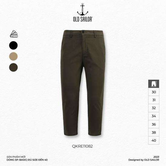 Quần Kaki Nam OLD SAILOR Form Straight Chất Vải Kaki Co Giãn Tốt Ít Nhăn Đứng Form Chuẩn Bigsize 55-130kg