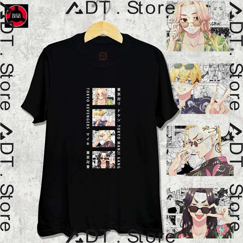 Áo phông Tokyo Revengers - Mikey, Chifuyu, Draken độc đẹp giá rẻ mẫu HOT bán chạy