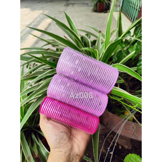 Lô cuốn tóc Hàn Quốc lõi nhôm 10.5cm siêu to dài tự dính uốn mái dài cỡ lớn AZ008