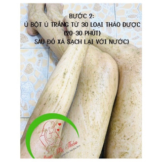 BỘT Ủ TRẮNG THẢO DƯỢC (HANDMADE)