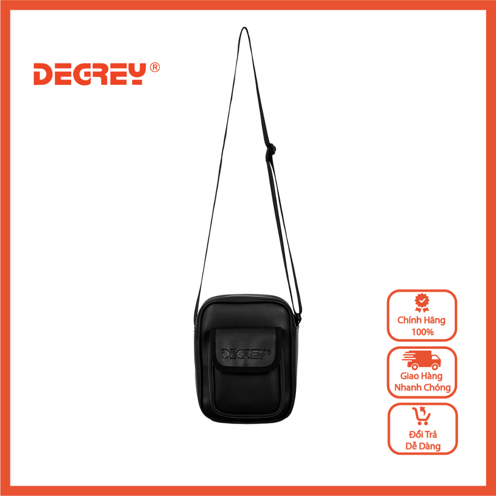 Túi Đeo Chéo Da Nam Nữ Unisex Mini Shoulder Bag Degrey - MSBD