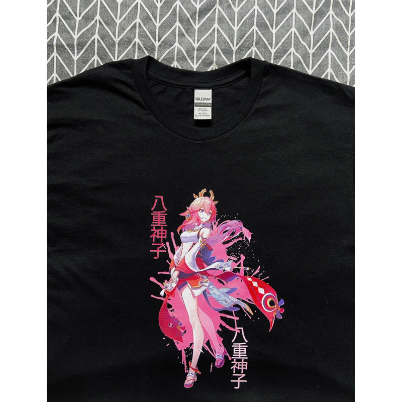 Áo phông Genshin Impact: Yae Miko Nam / Nữ  Cotton 100% cho Nam / Nữ  by The Runaway