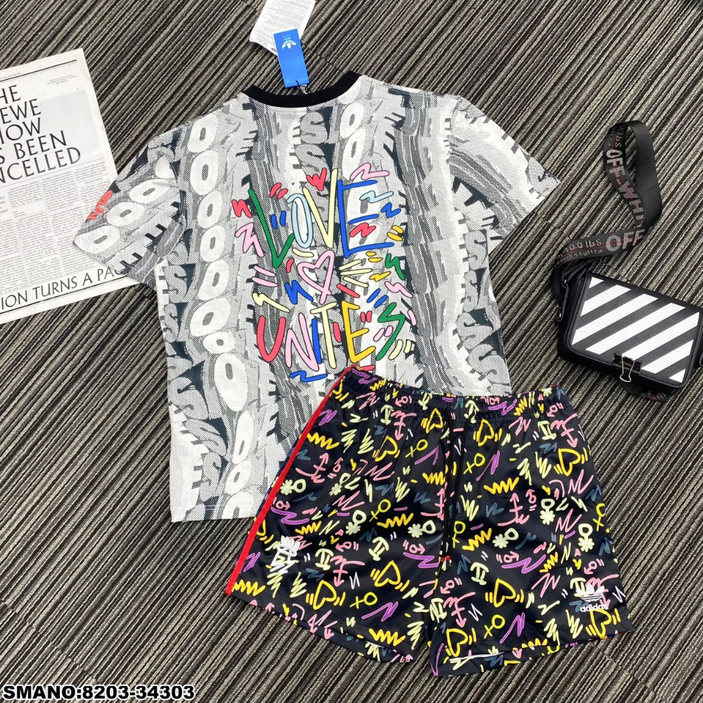 Bộ hè nam Adidas siêu hot hit_Bộ hè nam cao cấp