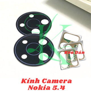 Kính camera Nokia 5.4 có sẵn keo