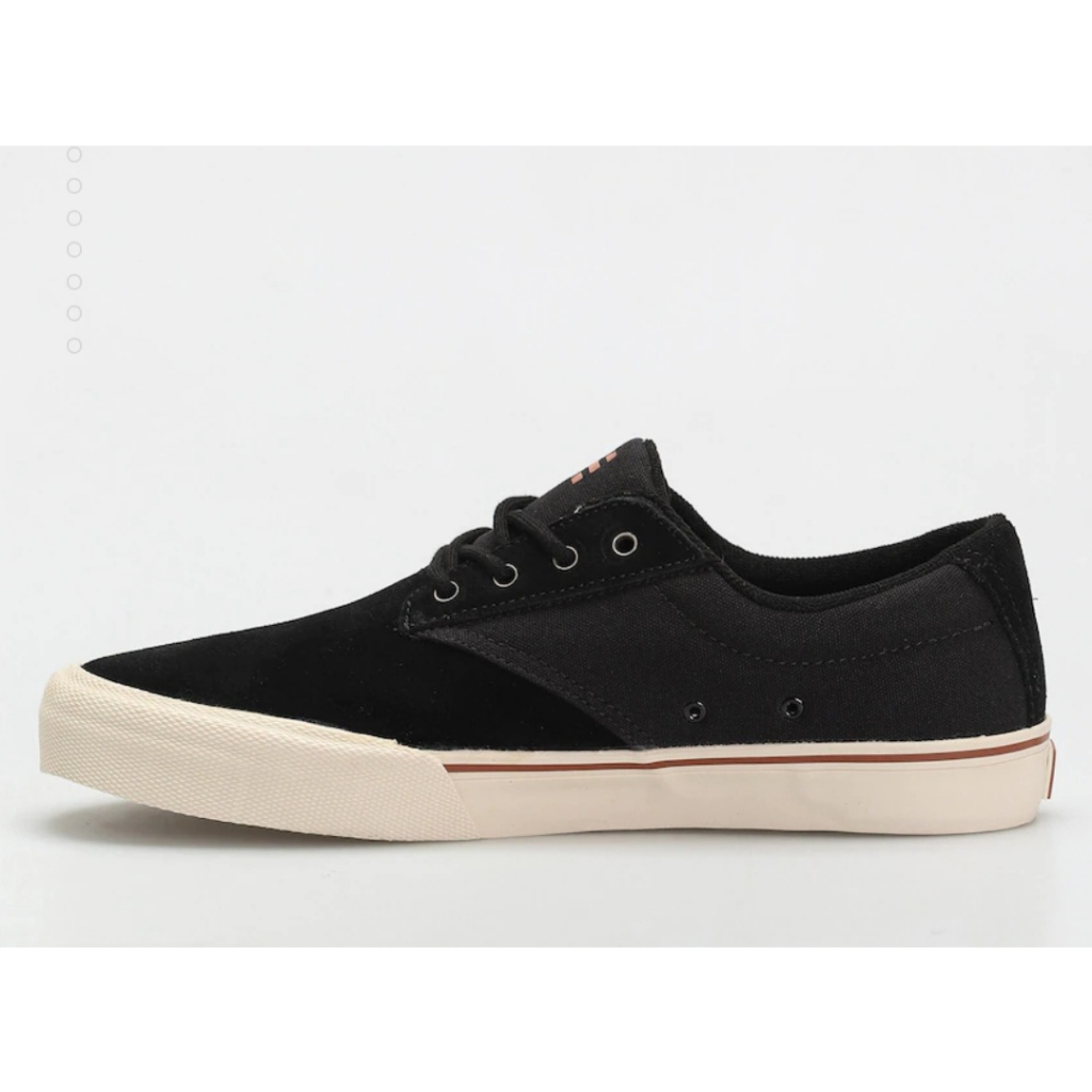 Giày Etnies xuất khẩu cho Nam nữ màu đen, logo cam đất