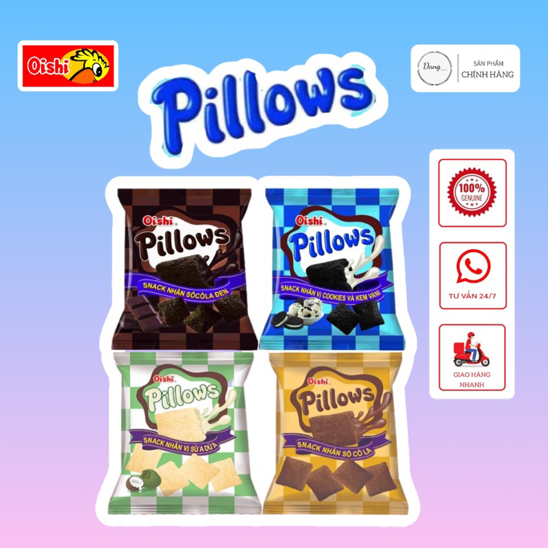 Combo 10 gói Snack Pillows 14gr Đủ các vị