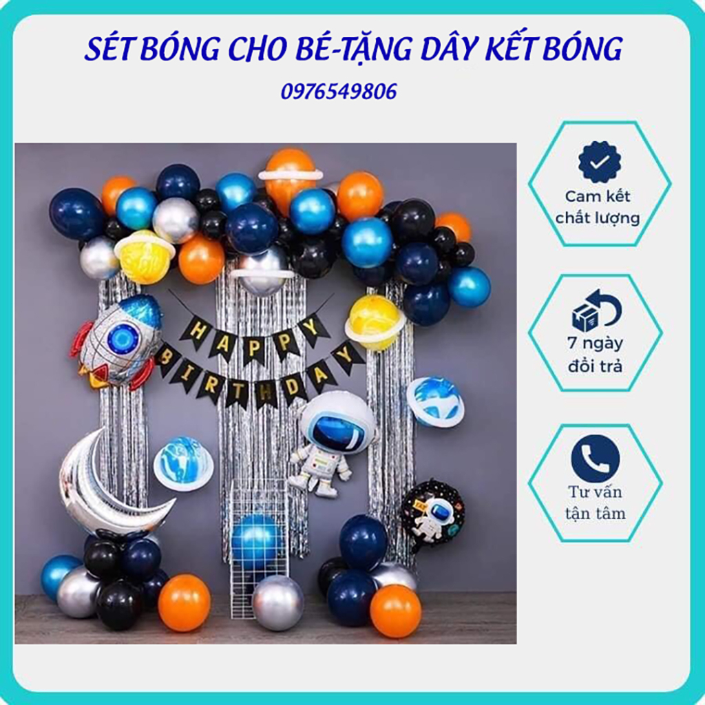 Sét bóng phi hành gia cho bé trai