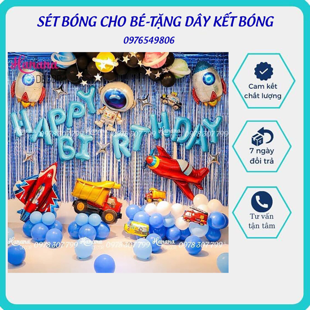 Sét bóng phi hành gia cho bé trai
