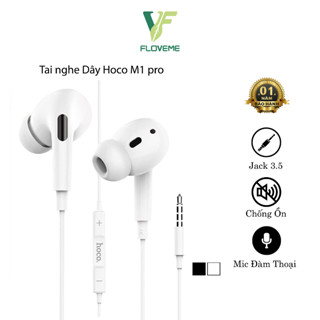  Tai Nghe Dây Hoco M1 Pro Có Mic Đàm Thoại Cách Âm Hỗ Trợ Gaming Phone Chất Liệu TPE Siêu Bền Dây Dài 120cm. 
