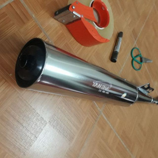 Pô xe máy .Bô wave ZX hoặc pô anpha lớn A, S, RS100 - Hiệu Tân Hòa Sản Xuất