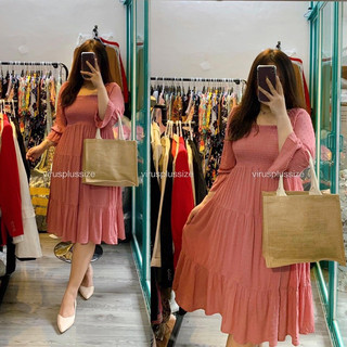 [virusplussize] đầm ny mocking bigsize xuất xịn
