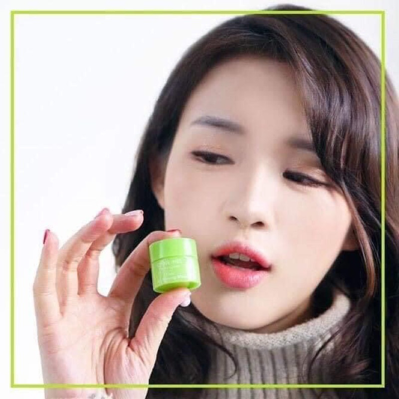 Mặt nạ ngủ dưỡng môi & tẩy sạch tế bào chết, giảm thâm môi Care:nel Lime Lip Sleeping Mask