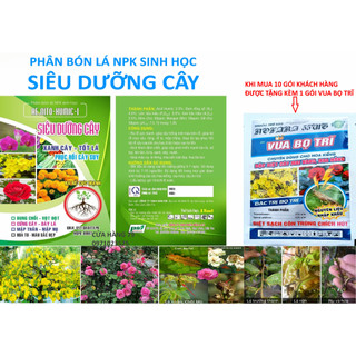 Phân bón lá siêu dưỡng cây giúp cây trồng ra rễ cực mạnh, kích rễ cực mạnh, bật chồi, vọt đọt, phục hồi cây suy.